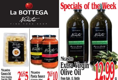 La Bottega Nicastro Fine Foods Flyer August 18 to 31