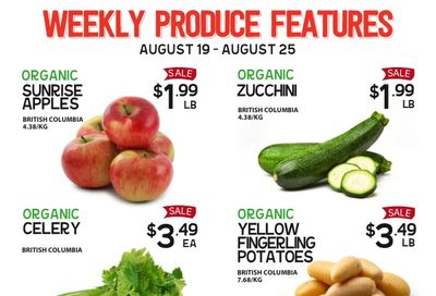 Pomme Natural Market Weekly Produce Flyer August 19 to 25