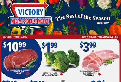 Victory Meat Market Flyer August 19 to 23