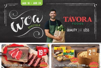 Tavora Foods Flyer August 18 to 24