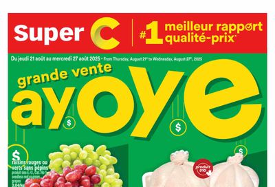 Super C Flyer August 21 to 27