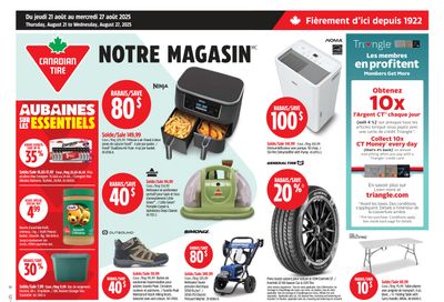 Canadian Tire (QC) Flyer August 21 to 27
