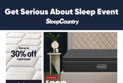 Sleep Country Flyer August 20 to 26