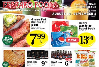 Ferraro Foods Bi-Weekly Flyer August 19 to September 1