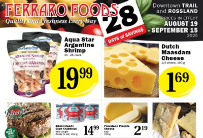 Ferraro Foods Monthly Flyer August 19 to September 15