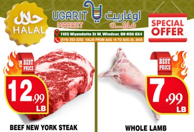 Ugarit Market Flyer August 19 to 25