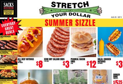 Sacks Food Co. Flyer August 20 to September 2
