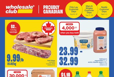 Wholesale Club (West) Flyer August 21 to September 10