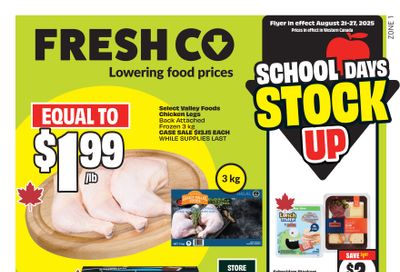FreshCo (West) Flyer August 21 to 27