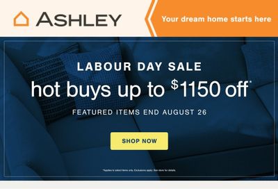 Ashley HomeStore Flyer August 20 to 26