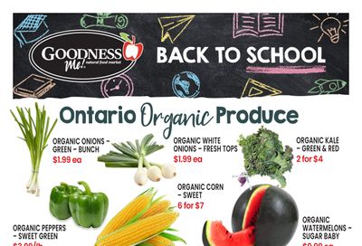 Goodness Me Flyer August 20 to 26