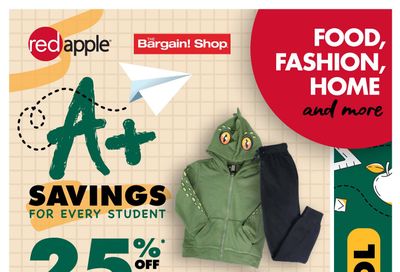 The Bargain Shop & Red Apple Stores Flyer August 21 to 27
