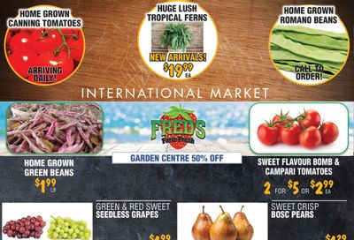 Fred's Farm Fresh Flyer August 20 to 26