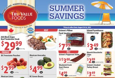 Tru Value Foods Flyer August 20 to 26