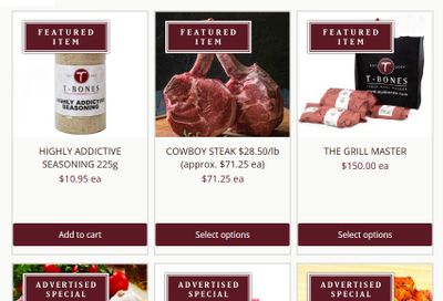 T-Bone's Flyer August 20 to 26