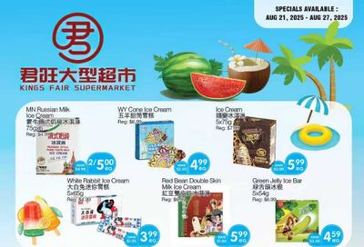 Kings Fair Supermarket Flyer August 21 to 27