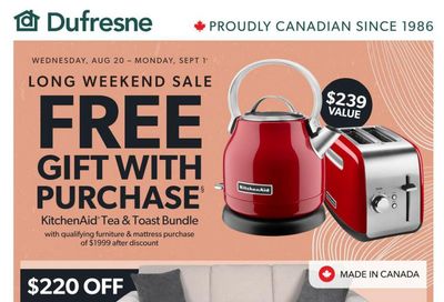 Dufresne Flyer August 20 to September 1