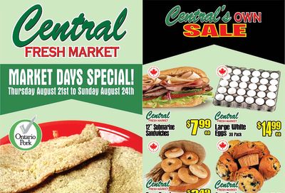 Central Fresh Market Flyer August 21 to 28