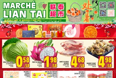 Marche Lian Tai Flyer August 21 to 27