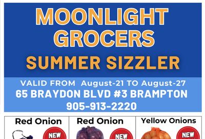 Moonlight Grocers Flyer August 21 to 27