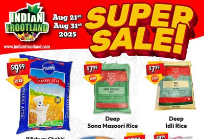 Indian Frootland (Guelph & Cambridge) Flyer August 21 to 31