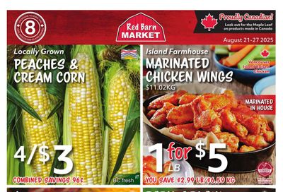 Red Barn Market Flyer August 21 to 27