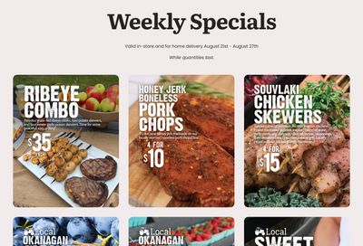 Meridian Farm Market Flyer August 21 to 27