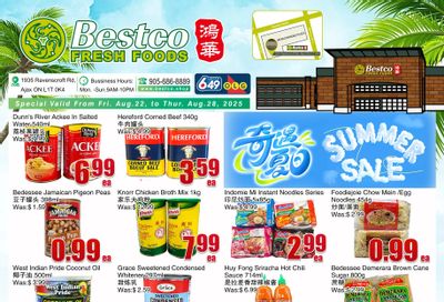 BestCo Food Mart (Ajax) Flyer August 22 to 28