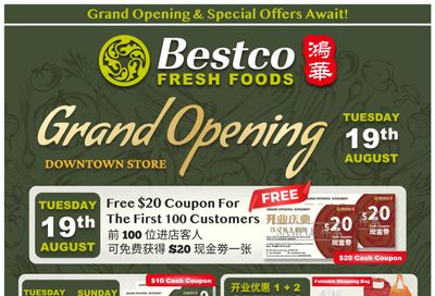 BestCo Food Mart (Downtown) Flyer August 19 to 28