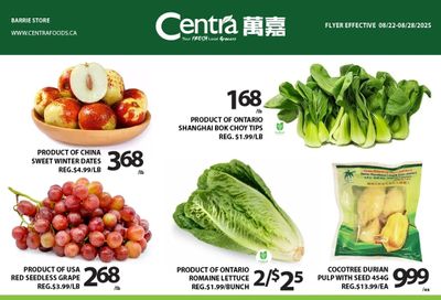 Centra Foods (Barrie) Flyer August 22 to 28