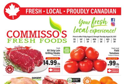 Commisso's Fresh Foods Flyer August 22 to 28