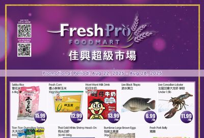 FreshPro Foodmart (Richmond Hill) Flyer August 22 to 28