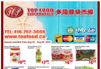 Top Food Supermarket Flyer August 22 to 28