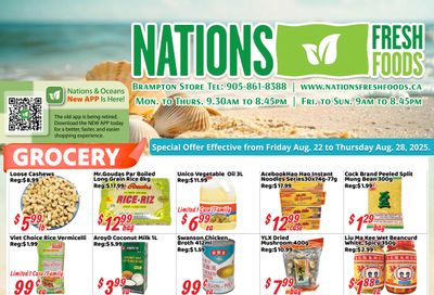 Nations Fresh Foods (Brampton) Flyer August 22 to 28