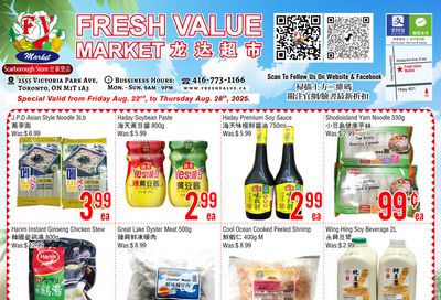 Fresh Value (Scarborough) Flyer August 22 to 28