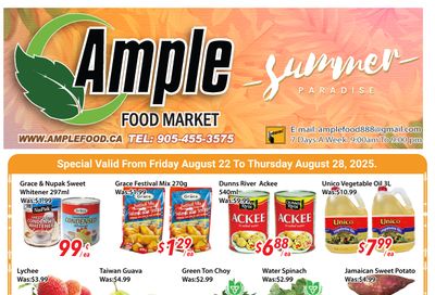 Ample Food Market (Brampton) Flyer August 22 to 28