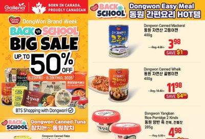Galleria Supermarket Flyer August 22 to 28