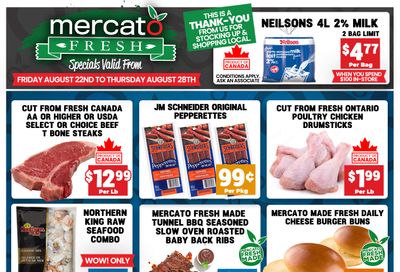 Mercato Fresh Flyer August 22 to 28