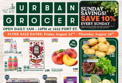 Urban Grocer Flyer August 22 to 28