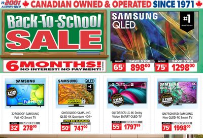 2001 Audio Video Flyer August 22 to 28