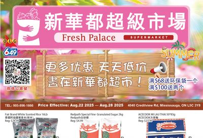 Fresh Palace Supermarket Flyer August 22 to 28
