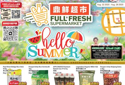 Full Fresh Supermarket Flyer August 22 to 28