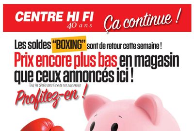 Centre Hi-Fi Flyer August 22 to 28