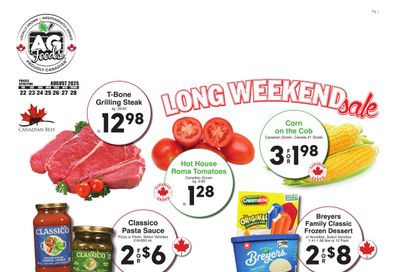 AG Foods Flyer August 22 to 28