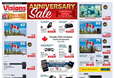 Visions Electronics Flyer August 22 to 28