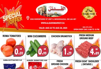 Al-Quds Supermarket Flyer August 22 to 28