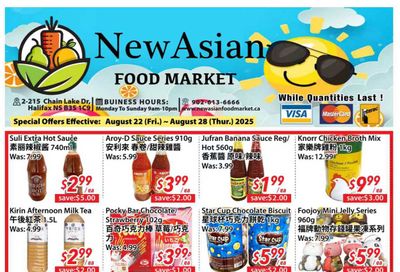 New Asian Food Market Flyer August 22 to 28