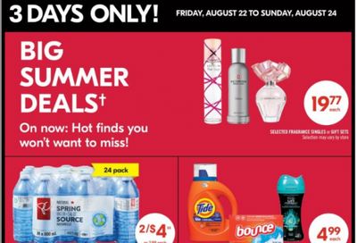 Shoppers Drug Mart Canada: Surprise Points Event + 3 Day Big Summer Deals Sale