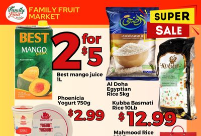 Family Fruit Market Flyer August 22 to 26