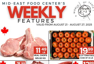 Mid-East Food Centre Flyer August 21 to 27
